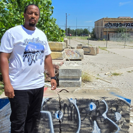 LORD SAVE MY CITY® Signature Logo T-shirt (Royalty Blue)