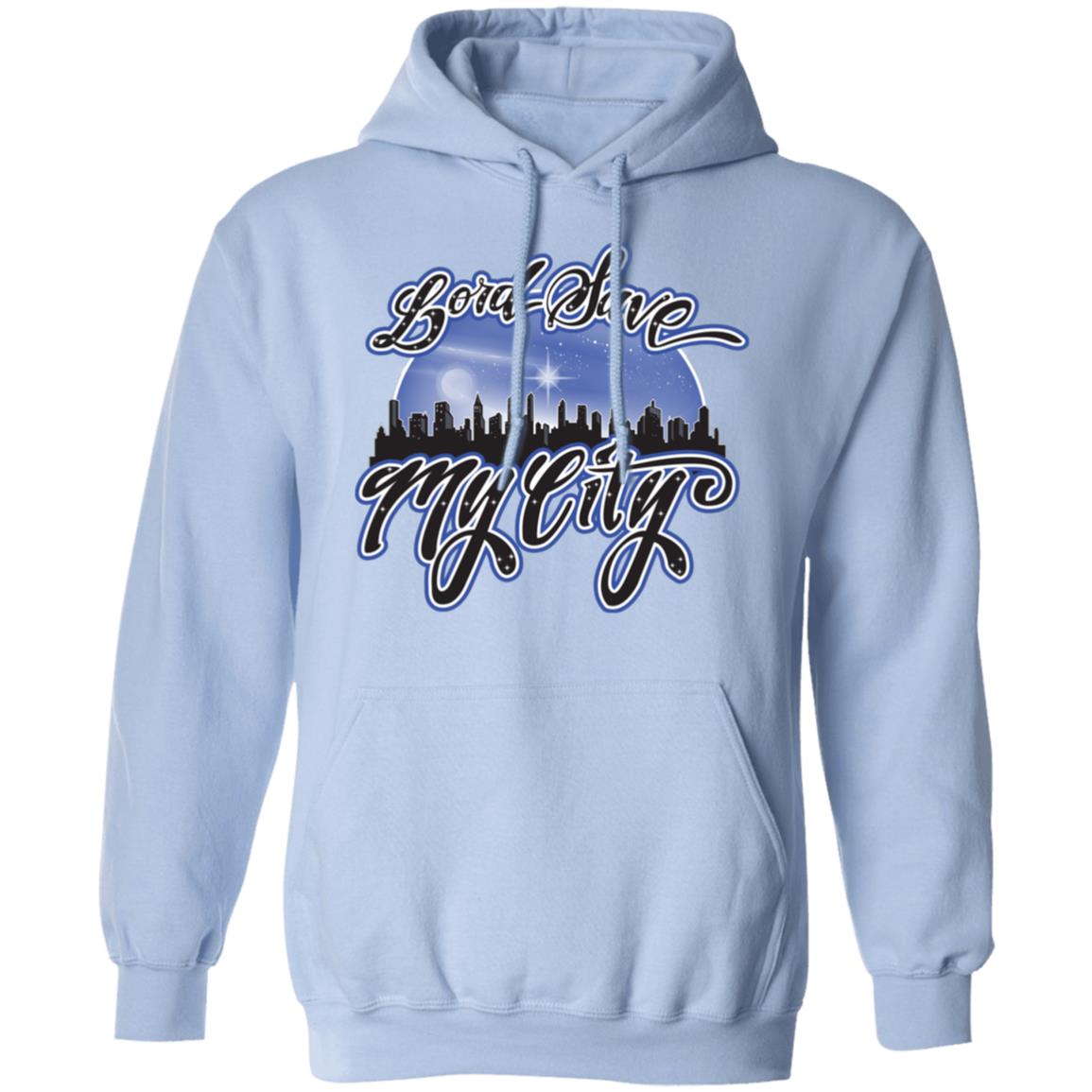 LORD SAVE MY CITY™ Signature Logo Hoodie (Royalty Blue)