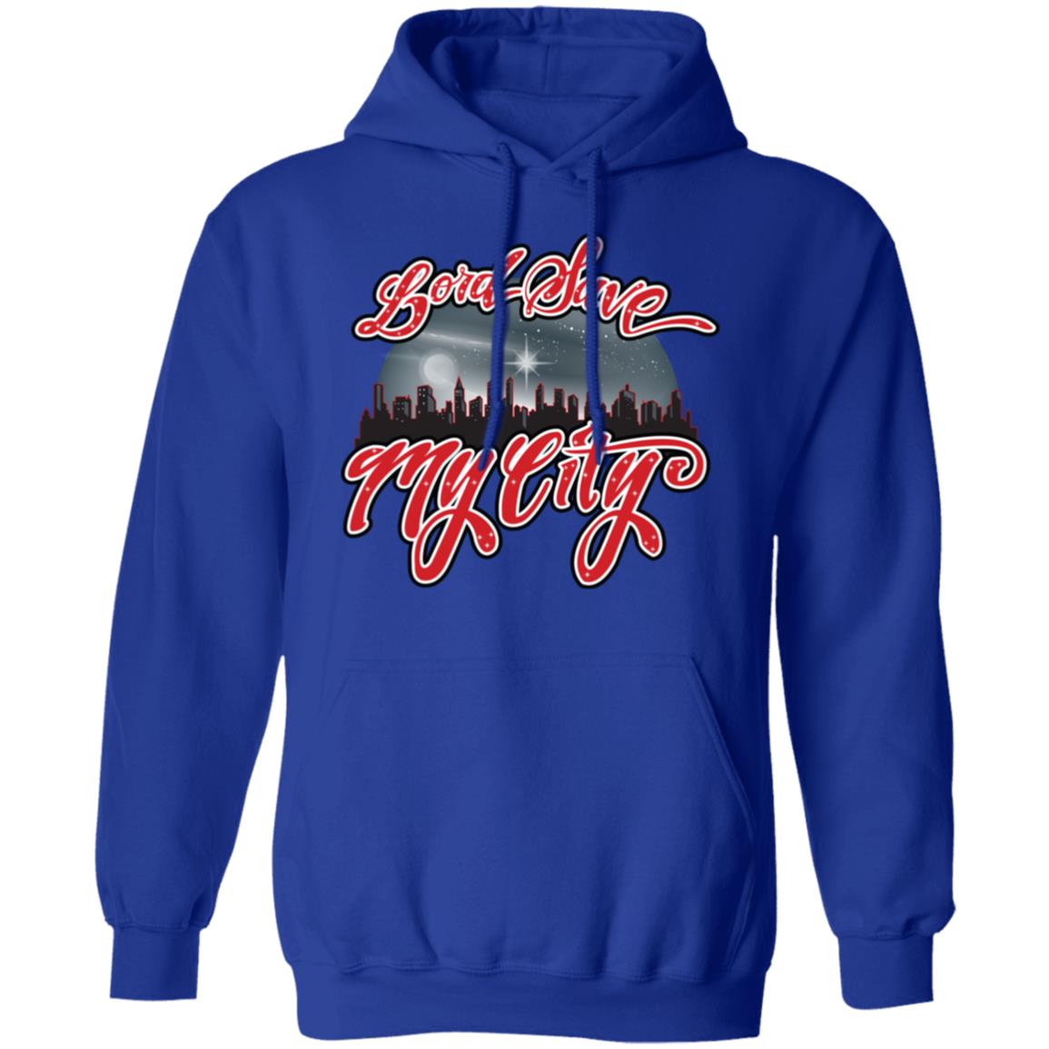 LORD SAVE MY CITY™ Signature Logo Hoodie (Royalty Red)
