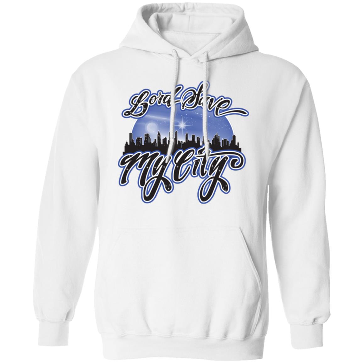 LORD SAVE MY CITY™ Signature Logo Hoodie (Royalty Blue)