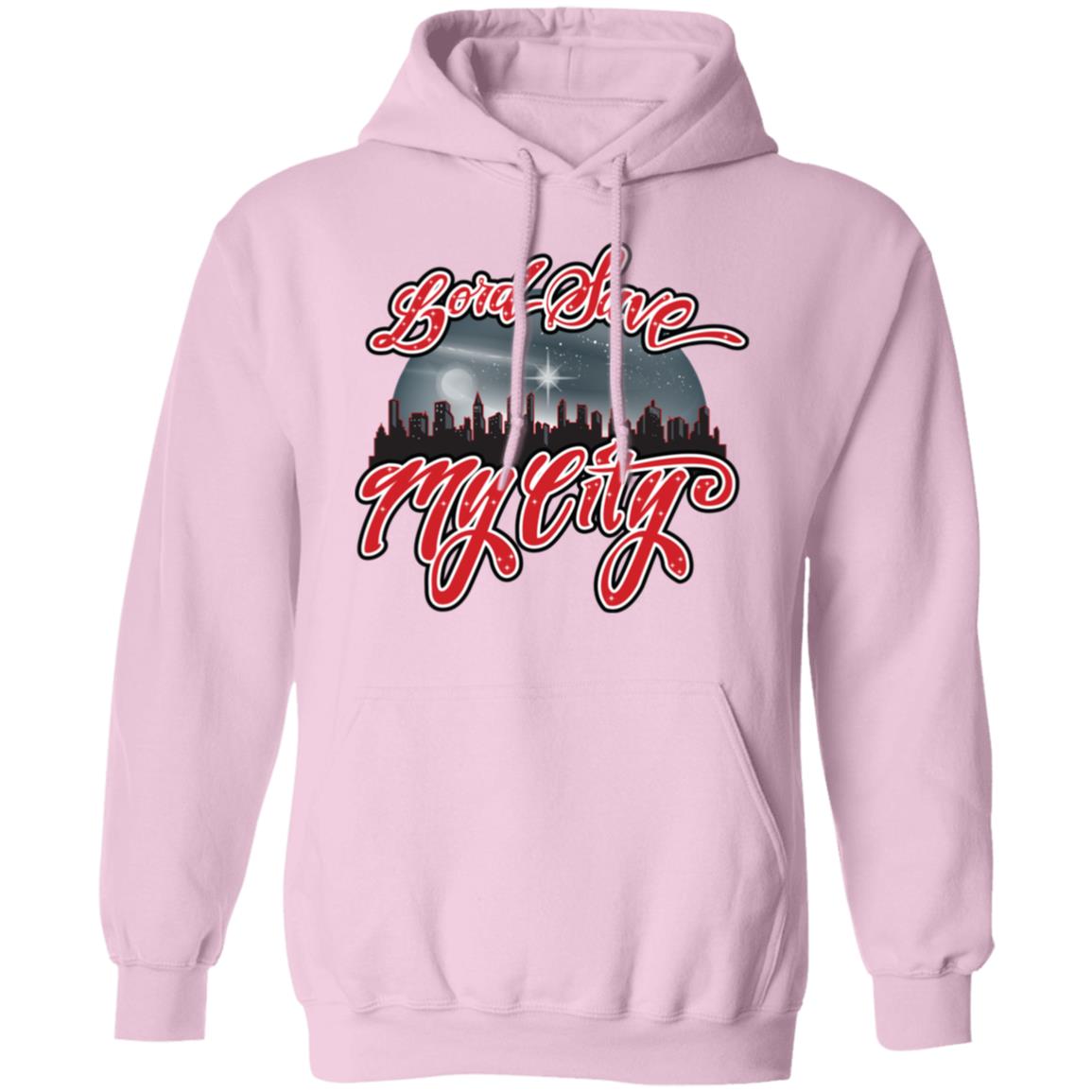 LORD SAVE MY CITY™ Signature Logo Hoodie (Royalty Red)